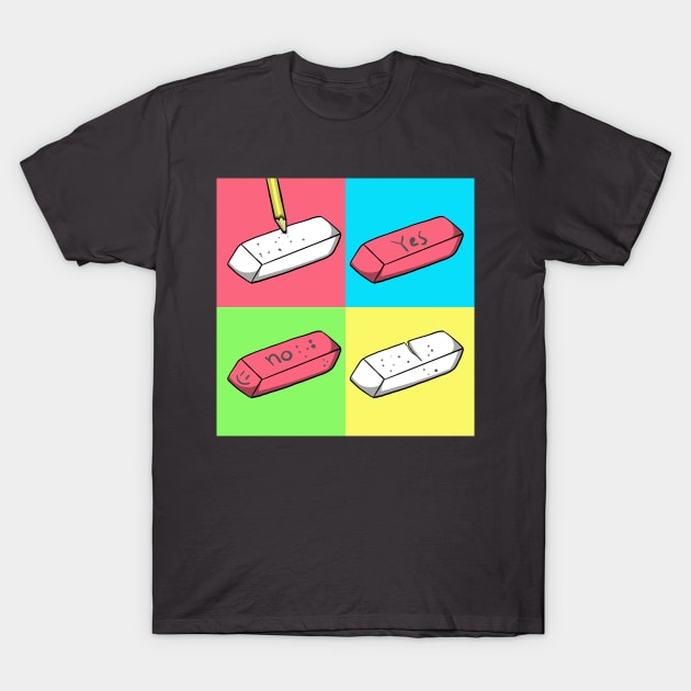 Eraser Life T-Shirt by Angry Gym Teacher Merch Store